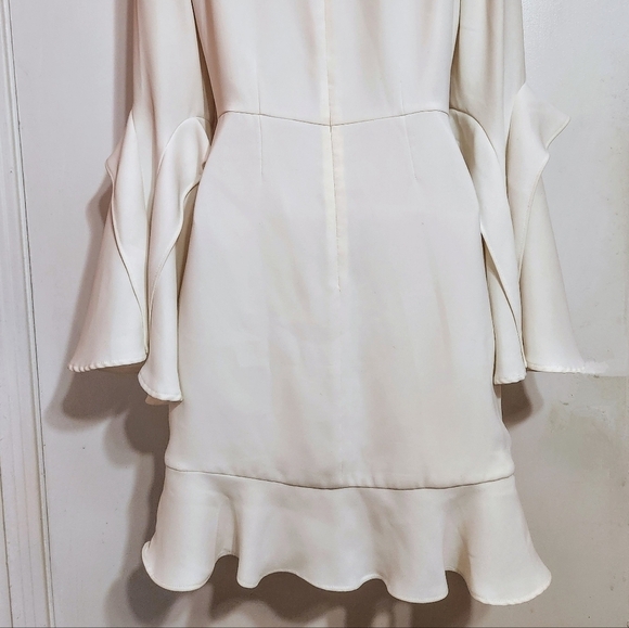 Rebecca Vallance El Chino White Mini Flare Dress US 2 - Picture 8 of 12